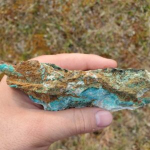 Epworth 2023, dolomite with sphalerite malachite azurite