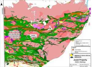 Joutel geology map
