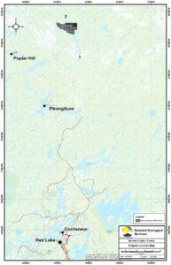 McInnes Lake location map